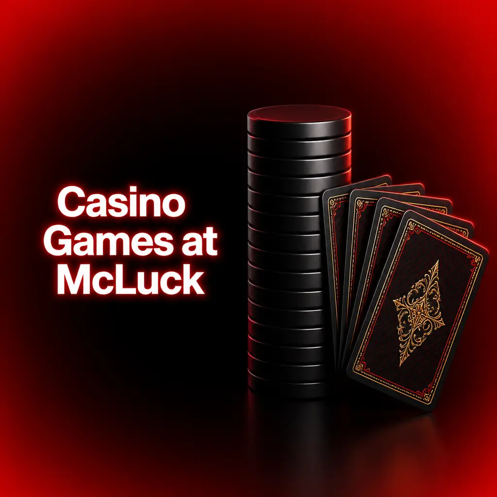 McLuck casino games lobby showcasing slots and table games