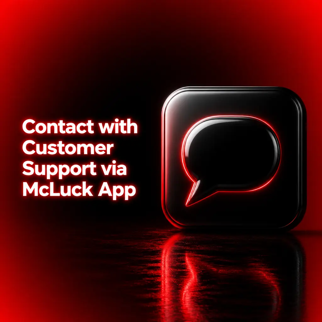 Customer support agent assisting a McLuck App player