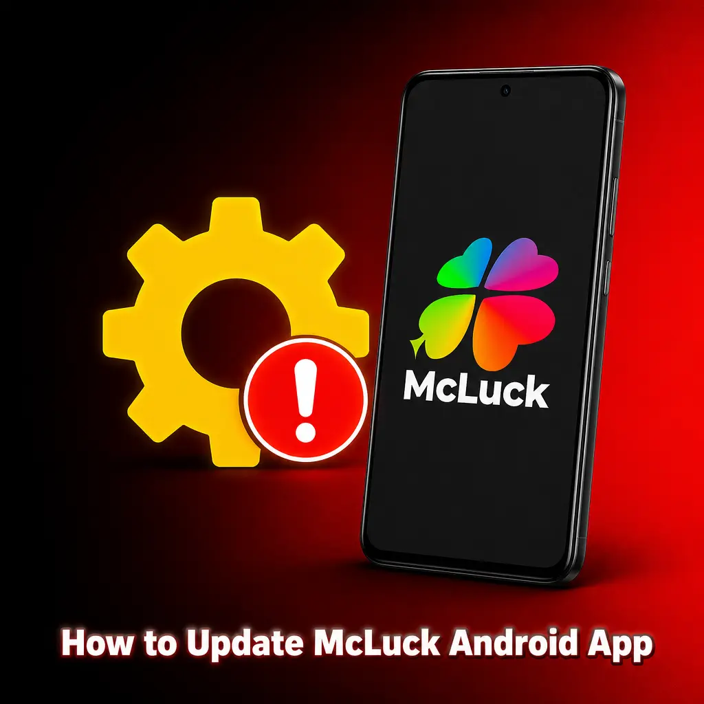Updating the McLuck app on an Android device