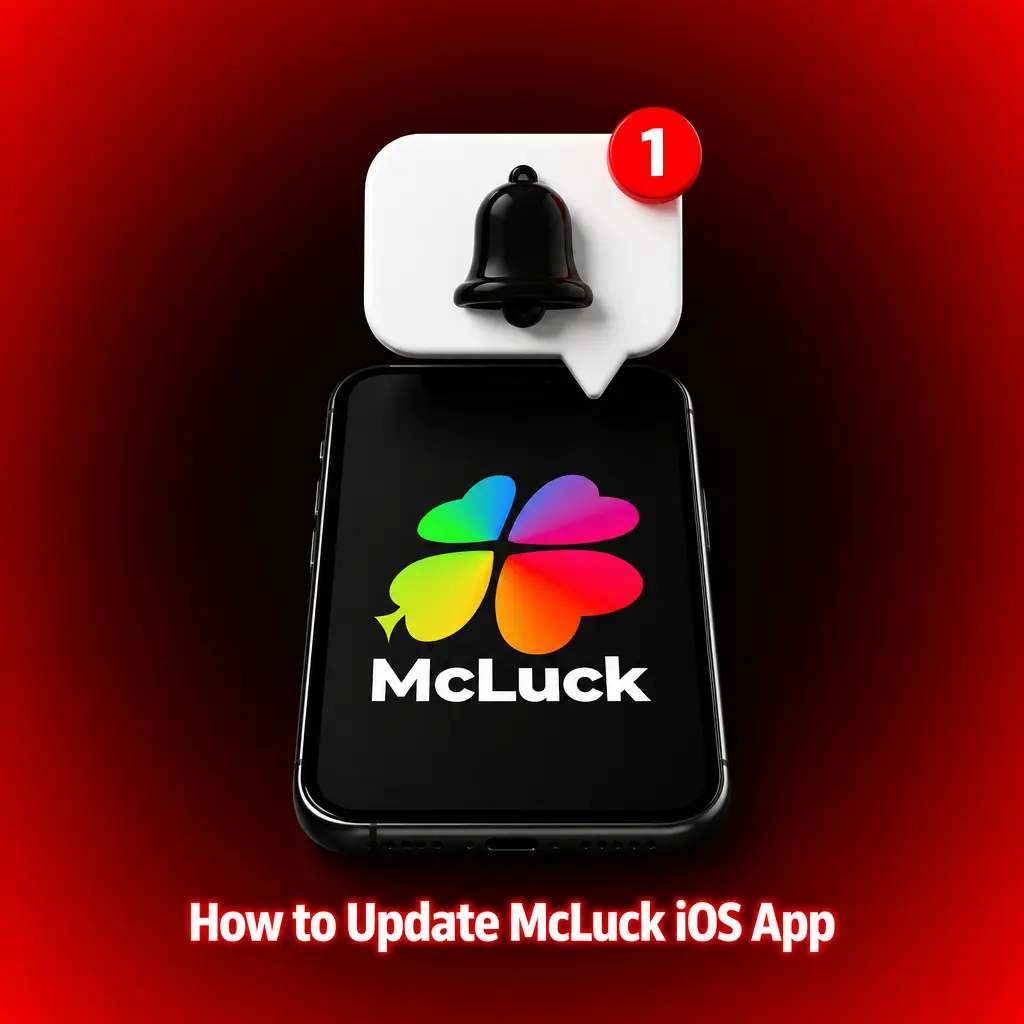 Updating the McLuck app on an iOS device