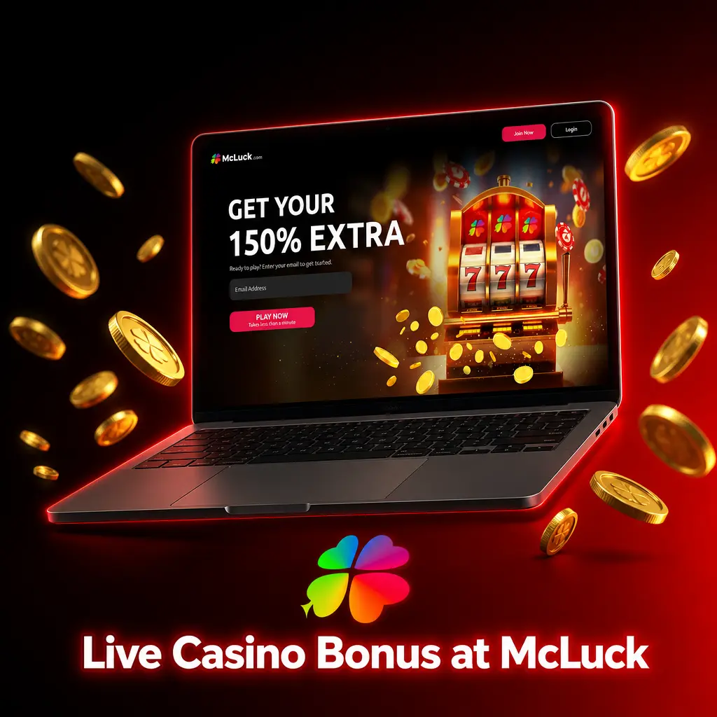Live casino bonus at McLuck