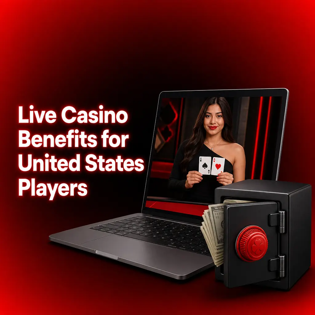 Live dealer casino table for United States players