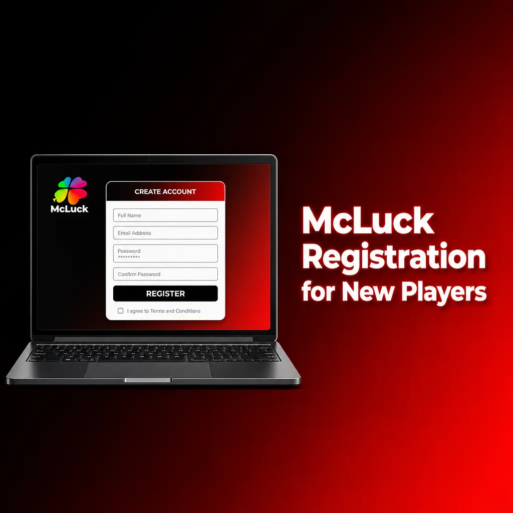New player completing McLuck registration form