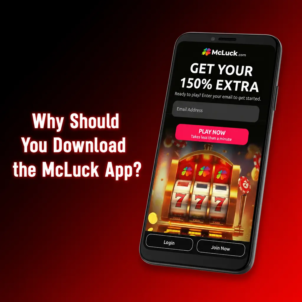 McLuck app running on a mobile home screen